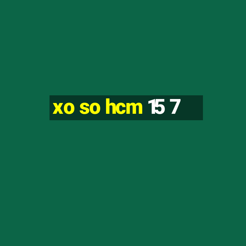 xo so hcm 15 7