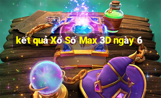 kết quả Xổ Số Max 3D ngày 6