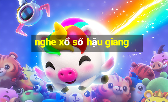 nghe xổ số hậu giang