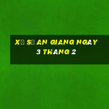 xổ số an giang ngày 3 tháng 2