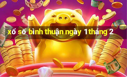 xổ số bình thuận ngày 1 tháng 2