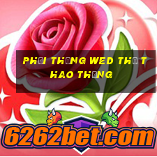 Phải thắng wed thể thao Thắng