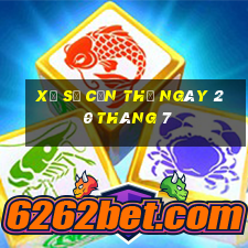 xổ số cần thơ ngày 20 tháng 7