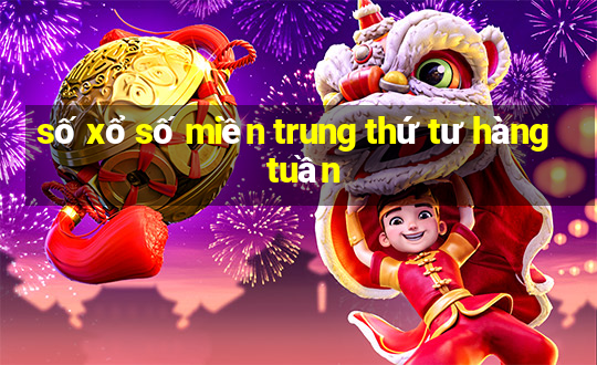 số xổ số miền trung thứ tư hàng tuần