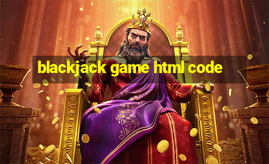 blackjack game html code