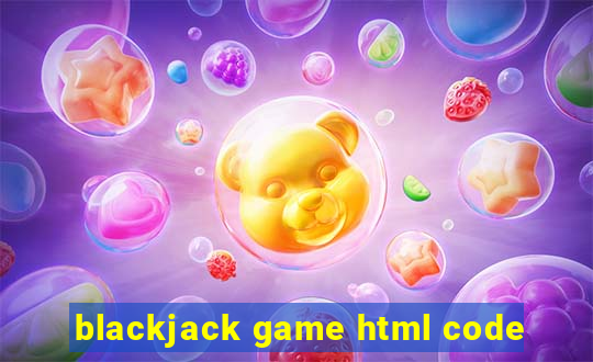 blackjack game html code