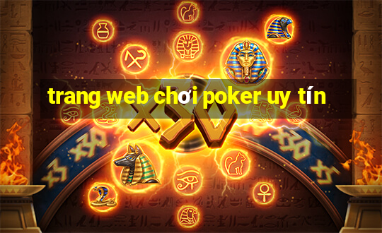 trang web chơi poker uy tín