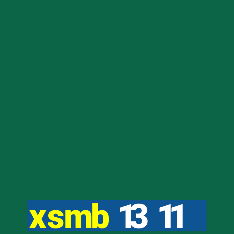 xsmb 13 11