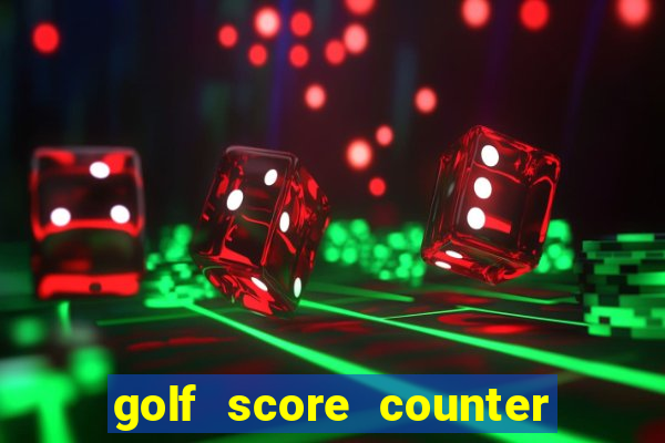 golf score counter with watch