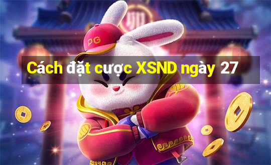 Cách đặt cược XSND ngày 27