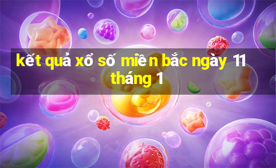 kết quả xổ số miền bắc ngày 11 tháng 1