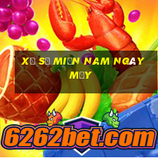 xổ số miền nam ngày mấy