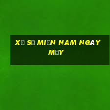 xổ số miền nam ngày mấy