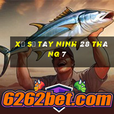 xổ số tây ninh 28 tháng 7