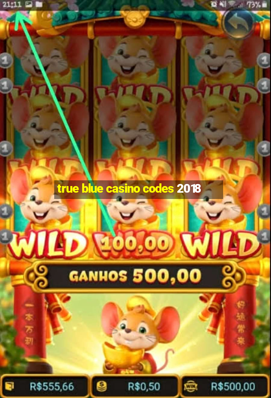 true blue casino codes 2018