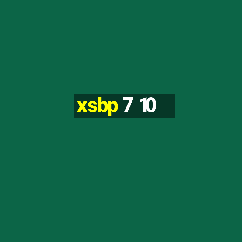 xsbp 7 10