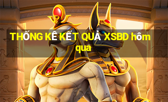 THỐNG KÊ KẾT QUẢ XSBD hôm qua