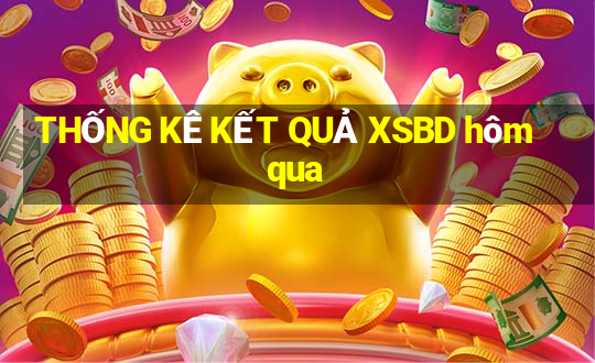 THỐNG KÊ KẾT QUẢ XSBD hôm qua