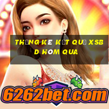 THỐNG KÊ KẾT QUẢ XSBD hôm qua