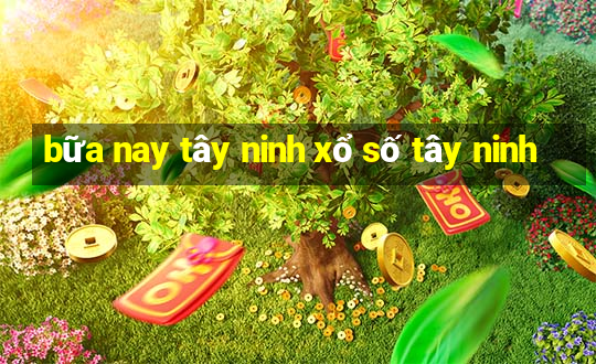 bữa nay tây ninh xổ số tây ninh