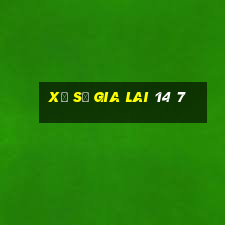 xổ số gia lai 14 7