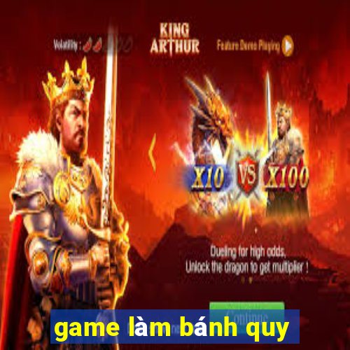 game làm bánh quy