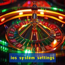 ios system settings game center