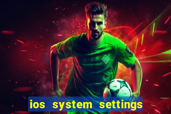 ios system settings game center