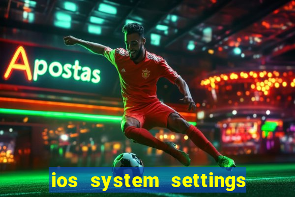 ios system settings game center