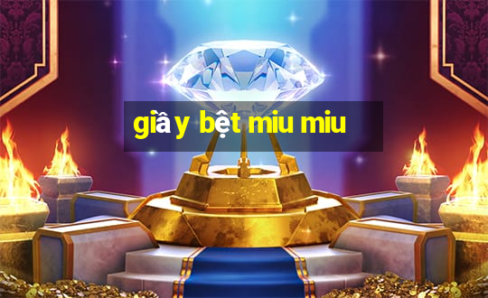 giầy bệt miu miu