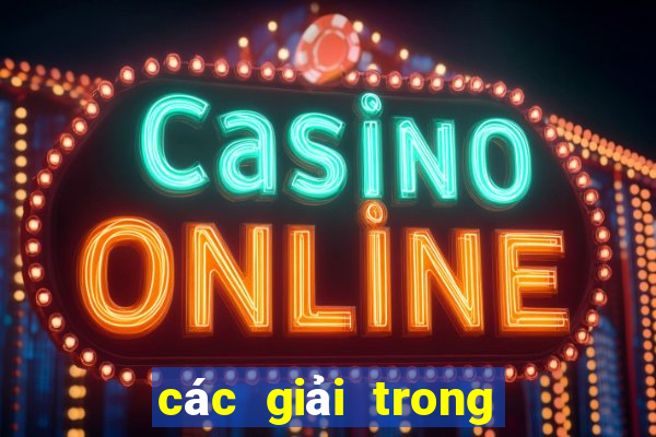 các giải trong vé số