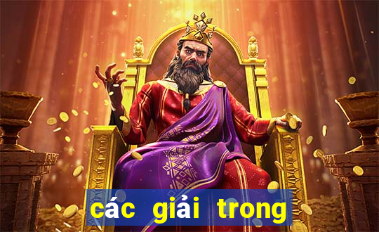 các giải trong vé số