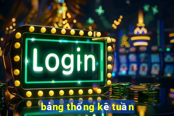 bảng thống kê tuần