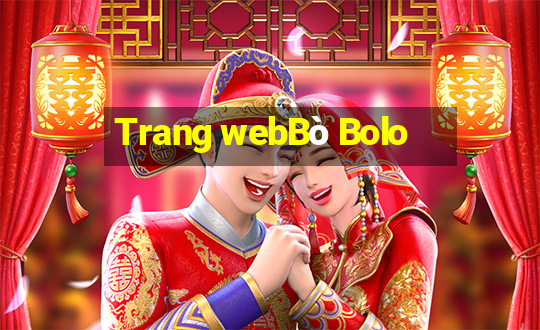 Trang webBò Bolo