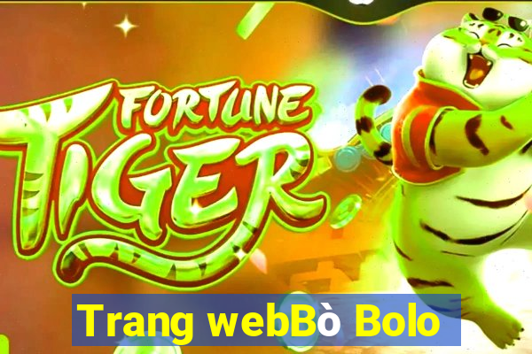 Trang webBò Bolo