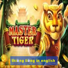 thiêng liêng in english