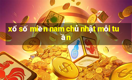 xổ số miền nam chủ nhật mỗi tuần