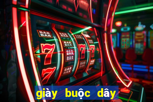 giày buộc dây đế bệt