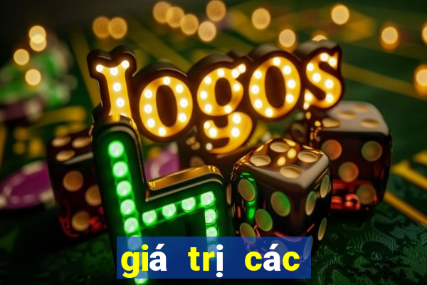 giá trị các giải xổ số