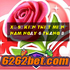 xổ số kiến thiết miền nam ngày 6 tháng 8