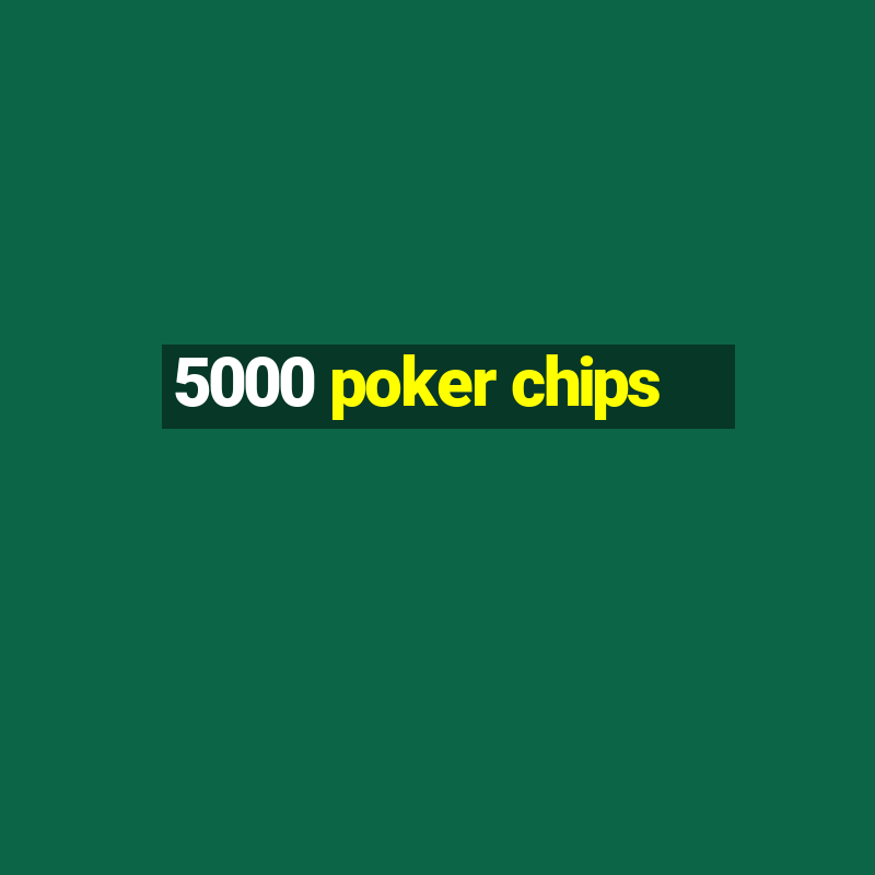 5000 poker chips