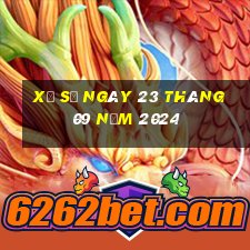 xổ số ngày 23 tháng 09 năm 2024