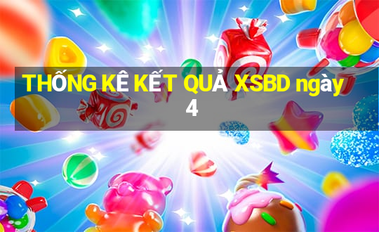 THỐNG KÊ KẾT QUẢ XSBD ngày 4