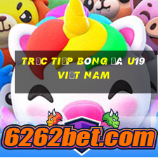 trực tiếp bóng đá u19 việt nam