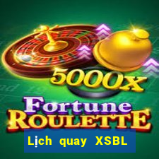 Lịch quay XSBL ngày thứ sáu