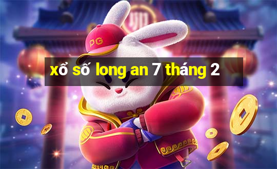 xổ số long an 7 tháng 2