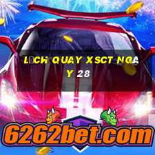 Lịch quay XSCT ngày 28