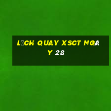 Lịch quay XSCT ngày 28