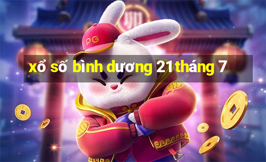 xổ số bình dương 21 tháng 7