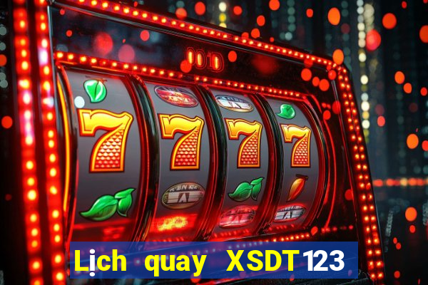 Lịch quay XSDT123 Thứ 4